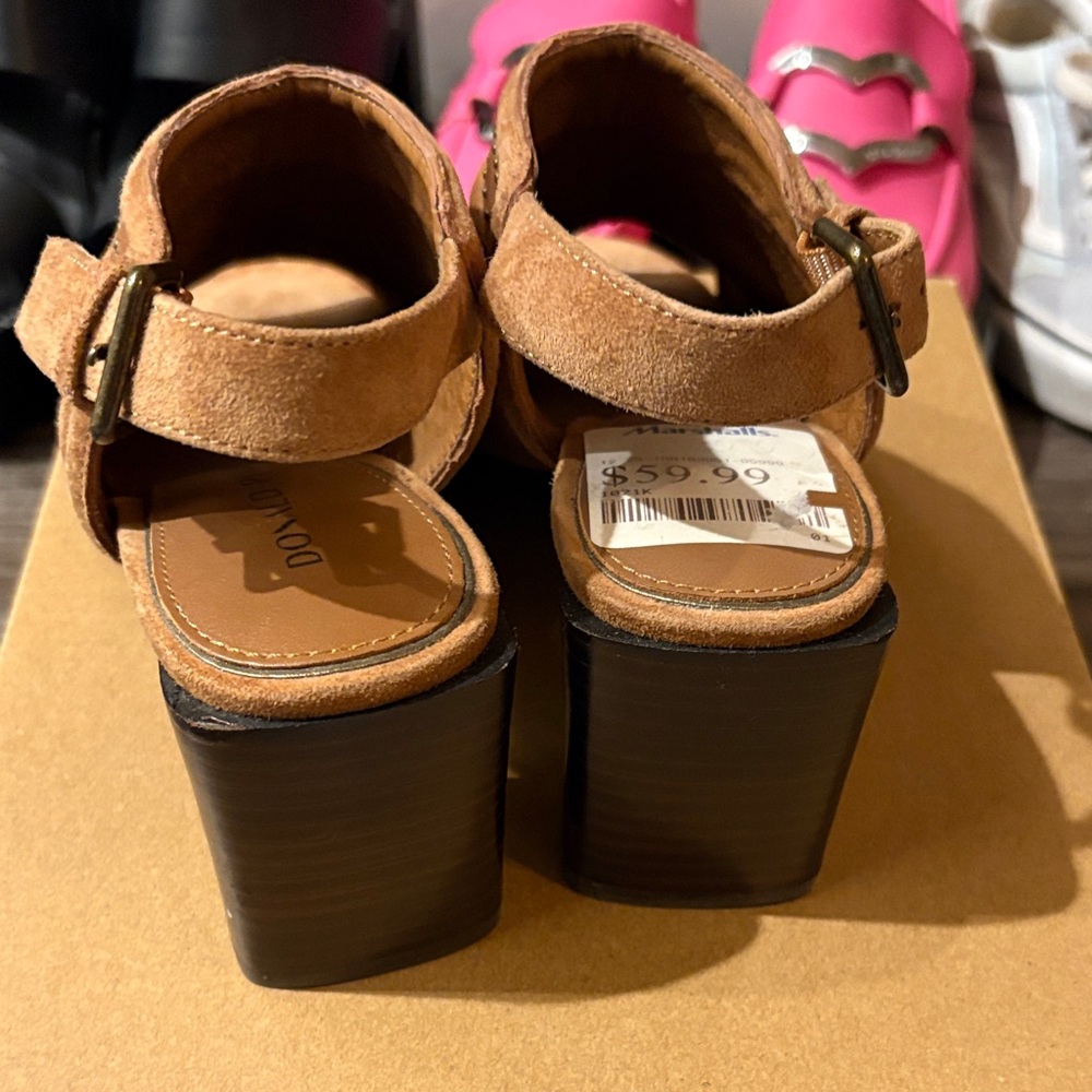 Donald J. Pliner Brown Sandals with Stud Accents - Picture 3 of 4
